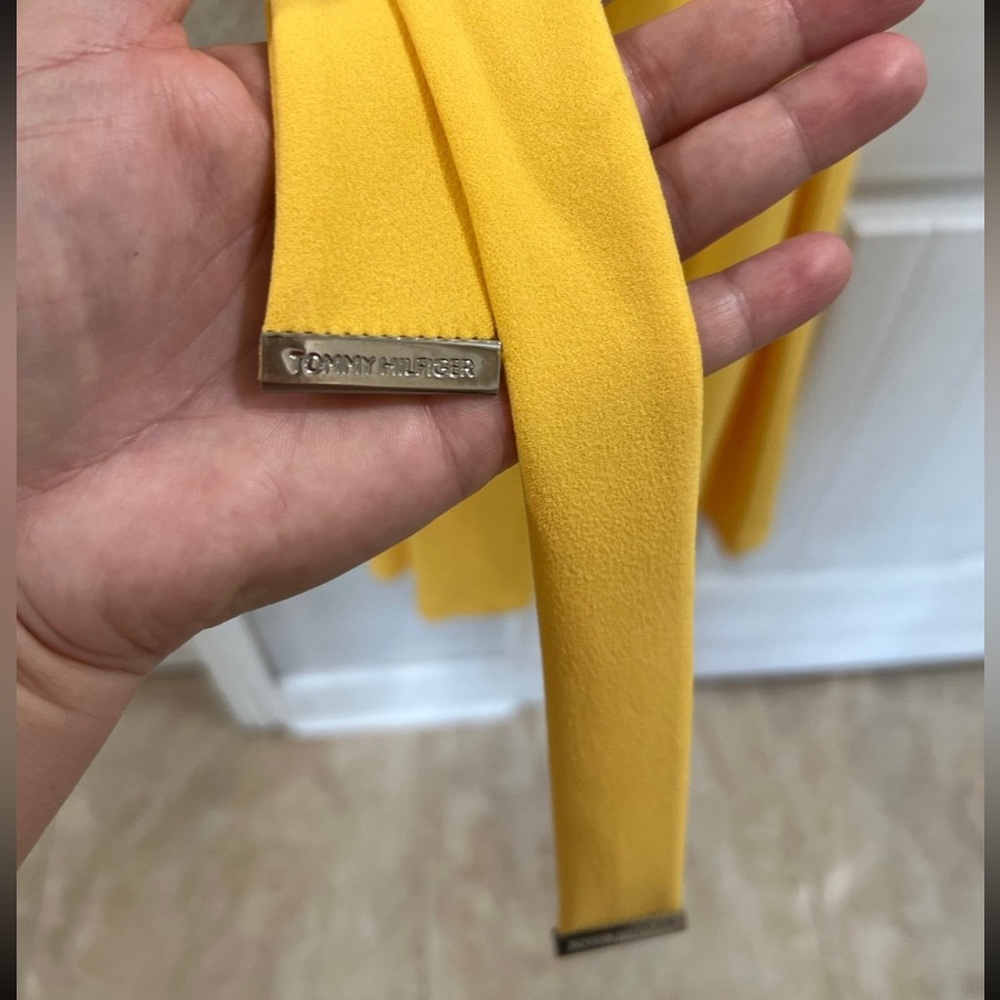 Tommy Hilfiger Yellow V-Neck Jumpsuit - Picture 4 of 10